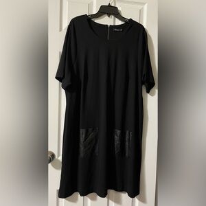 Reitmans Short Sleeve Black Dress Size 3X